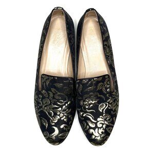 M. Gemi The Petalo in Black and Gold Brocade Size 40 / 10